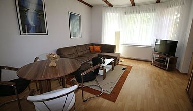 Wohnzimmer Ferienwohnung Andreas Schirbel