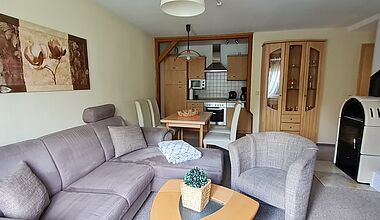 Wohnzimmer, Küche