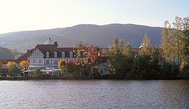 Außenansicht Landhaus zu den Rothen Forellen