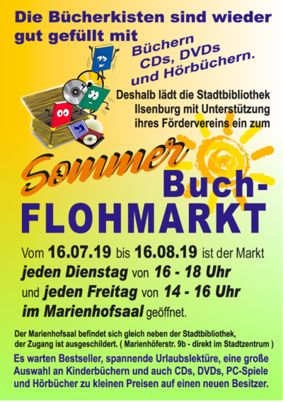 Sommer-Buch-Flohmarkt