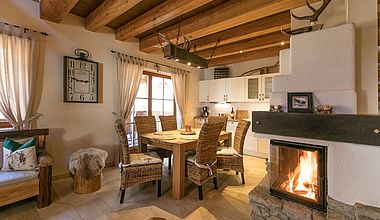 Chalets Ess- und Wohnzimmer