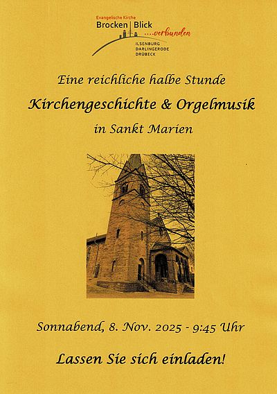 Orgelmusik Marienkirche Ilsenburg