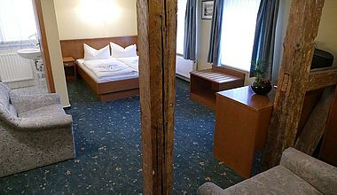 Doppelzimmer im Altstadthotel in ilsenburg