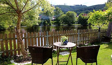 Haus am See Ferienwohnung Klinger Garten Ilsenburg