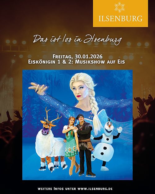 Am 30.01.2026 findet die Veranstaltung "Eiskönigin 1&2" als Musikshow auf Eis statt. ❄⛸ Es sind nur noch wenige Tickets...