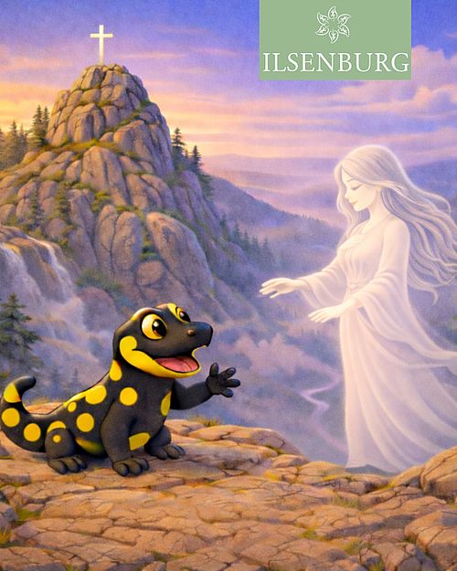 Willkommen zu Sagen mit Sally! 🦎
Früher erzählten sich die Menschen, dass man am Ilsestein manchmal eine helle Gestalt...